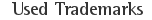 Used Trademarks