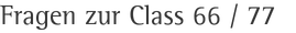 Fragen zur Class 66 / 77