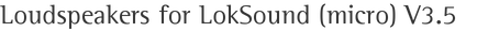 Loudspeakers for LokSound (micro) V3.5