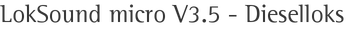 LokSound micro V3.5 - Dieselloks