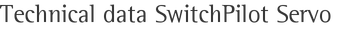 Technical data SwitchPilot Servo