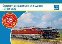Übersicht Lokomotiven und Wagen und Neuheiten Frühjahr 2026