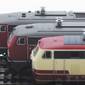 Unterschiede Dachansicht BR215 (hinten), BR218 (mittig, vorne)