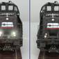 MRCE 261 300 mit ein- und ausgeschaltetem Fernlicht